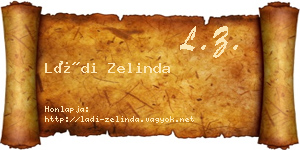 Ládi Zelinda névjegykártya